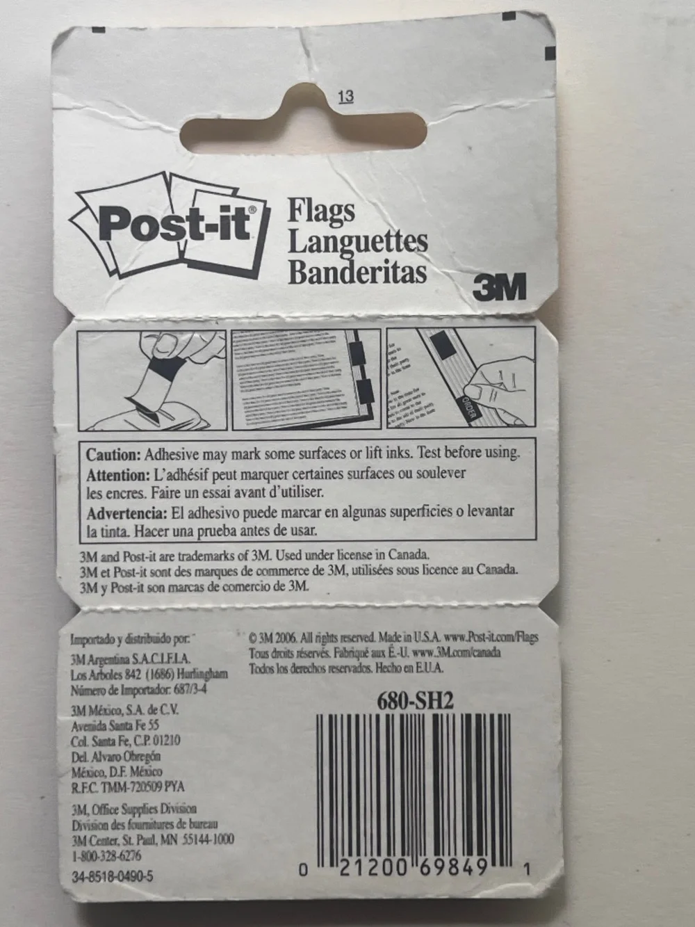 POST-IT by 3M Office Supplies - SIGN HERE 100 Flags in Dispensers BRAND NEW